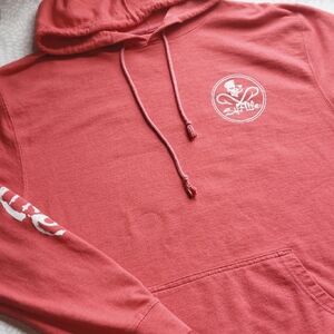 Salt Life Red Heather Long Sleeve Hoodie Men's Size XL